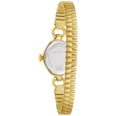 Caravelle by Bulova Vintage Classic Quartz Silver-Tone Dial Gold-Tone Stainless Steel Watch 19mm - 44L267