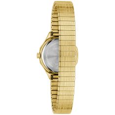 Caravelle by Bulova Vintage Dress Quartz Silver-Tone Dial Gold-Tone Stainless Steel Watch 24mm - 44L268
