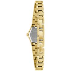Caravelle by Bulova Vintage Dress Quartz Champagne Dial Gold-Tone Stainless Steel Watch 20mm - 44L271