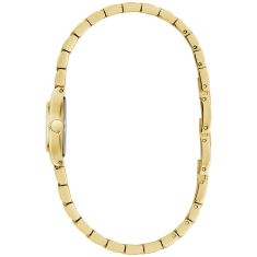 Caravelle by Bulova Vintage Dress Quartz Champagne Dial Gold-Tone Stainless Steel Watch 20mm - 44L271