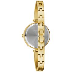 Caravelle by Bulova Dress Quartz Champagne Dial Gold-Tone Stainless Steel Watch 26mm - 44X100
