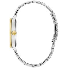 Caravelle by Bulova Modern Quartz Black Dial Two-Tone Stainless Steel Bracelet and Watch Set 41mm -45K000