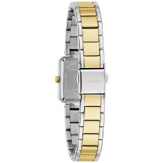 Caravelle by Bulova Modern Quartz Silver-Tone Dial Two-Tone Stainless Steel Watch 17.5mm - 45L193