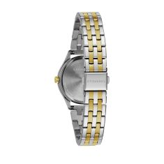Caravelle by Bulova Dress Quartz Silver-Tone Dial Two-Tone Stainless Steel Watch 32mm - 45M112