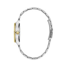 Caravelle by Bulova Dress Quartz Silver-Tone Dial Two-Tone Stainless Steel Watch 32mm - 45M112