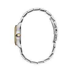 Caravelle by Bulova Sport Quartz White Dial Two-Tone Stainless Steel Watch 28mm - 45M113