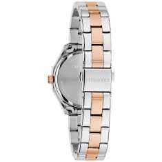 Caravelle by Bulova Sport Quartz Brown Dial Two-Tone Stainless Steel Watch 30mm -45M123
