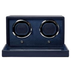 Cub Navy Double Watch Winder with Cover