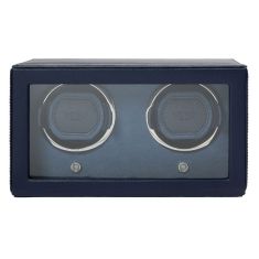 Cub Navy Double Watch Winder with Cover