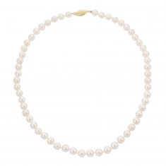 5-6mm Freshwater Cultured Pearl Strand Necklace, 16 Inches