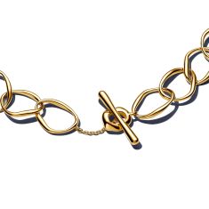 Pandora Essence Organically Shaped Gold-Plated Link Bracelet