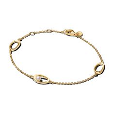 Pandora Essence Organically Shaped Oval & Treated Freshwater Cultured Pearl Bracelet Pandora Essence Organically Shaped Oval & Treated Freshwater Cultured Pearl Bracelet