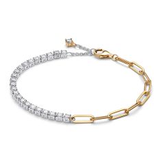 Pandora Links Two-Tone Tennis Bracelet 1