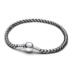 Pandora Black Cord Box Chain Bracelet Pandora Black Cord Box Chain Bracelet