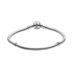 Pandora Moments Barrel Clasp Snake Chain Bracelet