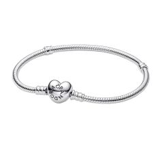 Pandora Moments Heart and Snake Chain Bracelet Pandora Moments Heart and Snake Chain Bracelet