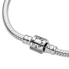 Pandora Moments Barrel Clasp Snake Chain Bracelet