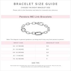 Pandora ME Openable Oval Link Chain Bracelet