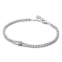 Pandora Beads and Sparkling Stone Bracelet 1