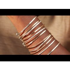 Metal Alchemist POSY Trust in God Expandable Bangle Bracelet | Sterling Silver