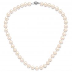 8-9mm Freshwater Cultured Pearl Strand Necklace, 16 Inches