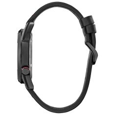 Citizen Eco-Drive Marvel Miles Morales Black Leather Watch Strap 42mm - AW1685-00W