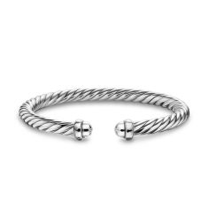 David Yurman Cable Flex Bracelet in Sterling Silver, 6mm