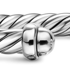 David Yurman Cable Flex Bracelet in Sterling Silver, 6mm