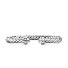 David Yurman Cable Flex Bracelet in Sterling Silver, 6mm 1