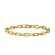 David Yurman DY Madison Chain Bracelet in 18K Yellow Gold, 6mm