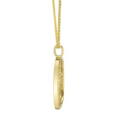 Shy Creation Diamond Accent 14k Yellow Gold Zodiac Sagittarius Archer Star Pendant Necklace