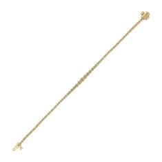 Desert Diamonds 1ctw 10k Yellow Gold Tennis Bracelet