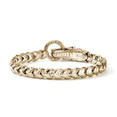 John Hardy Naga 1/2ctw Diamond 14k Yellow Gold Bracelet