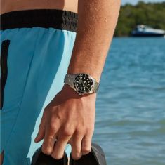 Citizen Eco-Drive Promaster Dive Black Dial Stainless Steel Watch 41mm - BN0261-51E