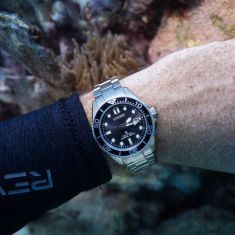 Citizen Eco-Drive Promaster Dive Black Dial Stainless Steel Watch 41mm - BN0261-51E