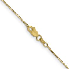 14k Yellow Gold 0.7mm Box Chain Necklace