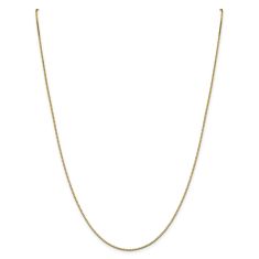 14k Yellow Gold 1.05mm Box Chain Necklace