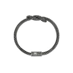 John Hardy Love Knot 10mm Darkened Silver Bracelet