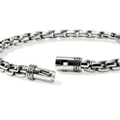 John Hardy 6mm Sterling Silver Box Chain Bracelet