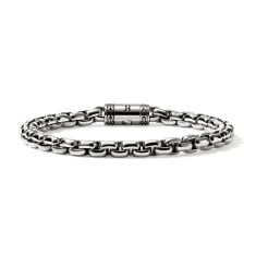 John Hardy 6mm Sterling Silver Box Chain Bracelet 1