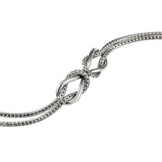 John Hardy Infinite Love Knot 3.6mm Sterling Silver Bracelet