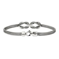 John Hardy Infinite Love Knot 3.6mm Sterling Silver Bracelet