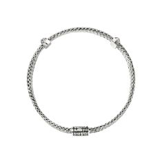 John Hardy Icon Link 1/3ctw Diamond 6mm Sterling Silver Bracelet
