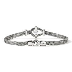 John Hardy Icon Swiss Blue Topaz Sterling Bracelet