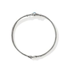 John Hardy Icon Swiss Blue Topaz Sterling Bracelet