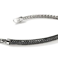 John Hardy Essentials Black Sapphire Sterling Silver Bracelet
