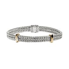 John Hardy Icon Link 6mm Two-Tone Sterling Silver and 14k Yellow Gold Bracelet 1