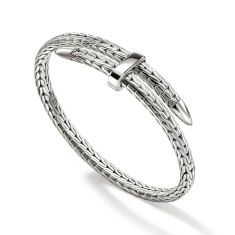 John Hardy Spear 5.5mm Sterling Silver Flex Cuff Bracelet