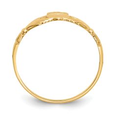 14k Yellow Gold Traditional Claddagh Ring