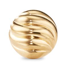 David Yurman Sculpted Cable Stud Earrings in 18K Yellow Gold, 8mm